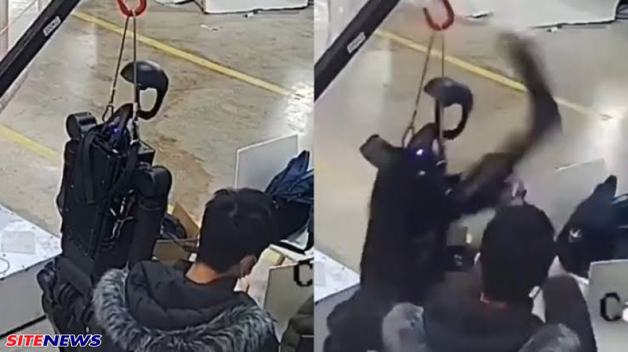 Video mostra um robô humanoide agindo de forma agressiva contra engenheiros em uma fábrica na China